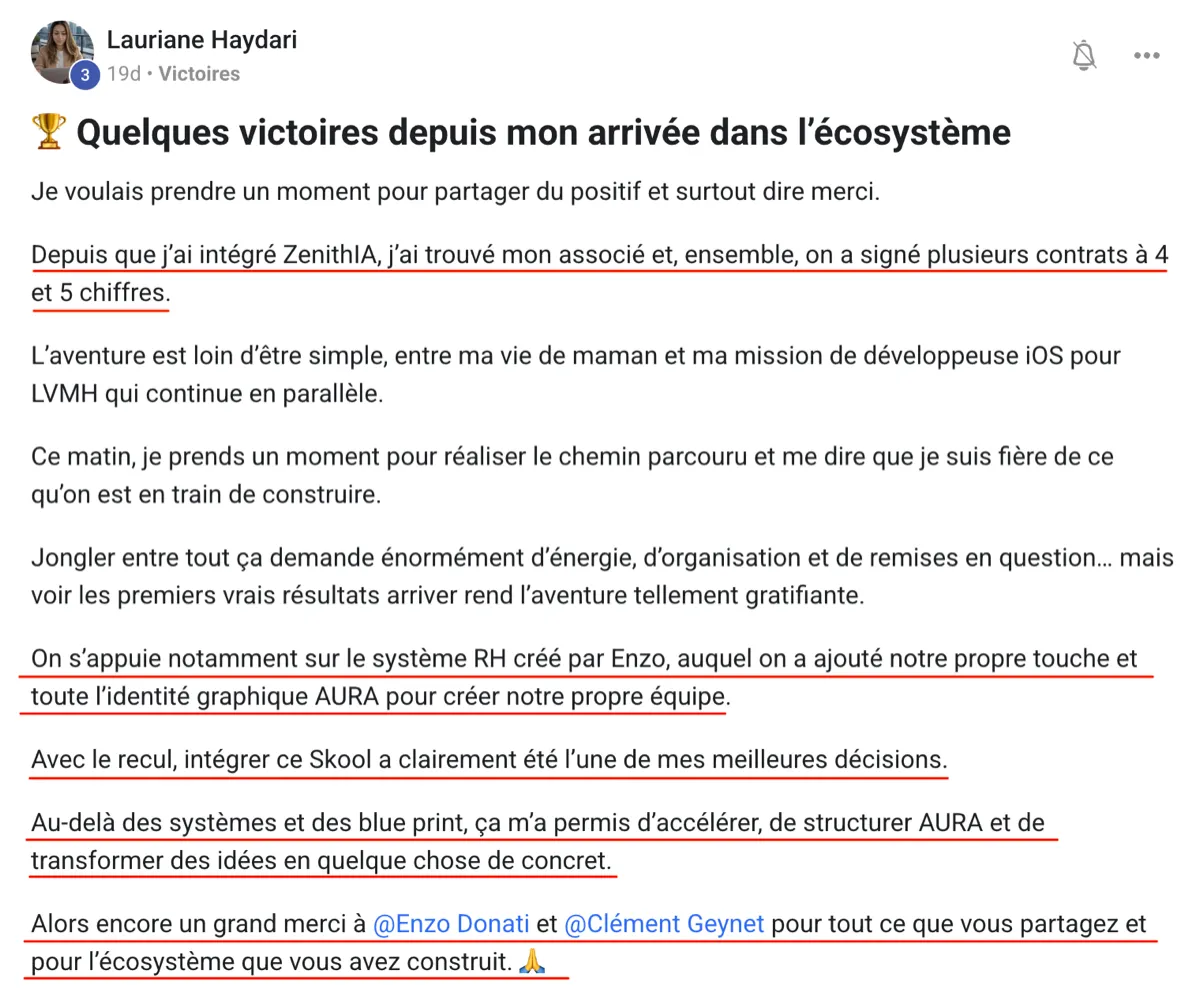 Publication de Lauriane Haydari dans l’Écosystème ZénithIA